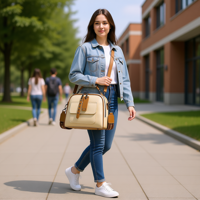 Premium Quality Ladies’ Executive Multi-Layer Office & Casual Hand Bag